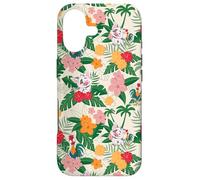 Carcasa para iPhone 17 Disney Vaiana 2 Pua & Heihei Friends Tropical Flower Pattern