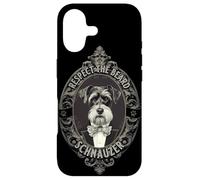 Carcasa para iPhone 17 Distinguido Schnauzer Vintage Barbudo Caballero