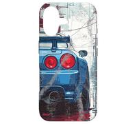 Carcasa para iPhone 17 Distress JDM Drift Race Sport Car Japón Regalo Mercado Nacional