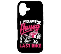 Carcasa para iPhone 17 Divertida Cita de Motocicleta I Promise Honey This Is My Last Bike