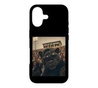 Carcasa para iPhone 17 Divertida Mascota de Panther Student para Selfies Vintage para el Día del Juego