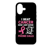 Carcasa para iPhone 17 Divertida superviviente de cáncer de Mama Pink Ribbon Warrior Antisocial