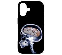 Carcasa para iPhone 17 Divertido Amante del Pan De Masa Madre Xray Cerebro Hornear Meme