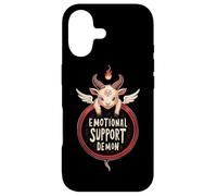 Carcasa para iPhone 17 Divertido Apoyo Emocional Demon Kawaii Baphomet Goth