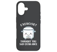 Carcasa para iPhone 17 Divertido Arrocera Ejercicio Asiático Amor Comida China Lejano Oriente