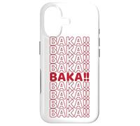 Carcasa para iPhone 17 Divertido Baka Anime estético en Japón Retro Harajuku Estilo