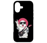 Carcasa para iPhone 17 Divertido Buda Rock Music Guitarrista Diseño Retro