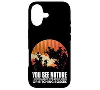Carcasa para iPhone 17 Divertido Caza Ves Naturaleza No Veo Nagging Esposa