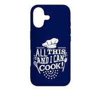 Carcasa para iPhone 17 Divertido Chef All This and I Can Cook! Broma para Cocineros panaderos