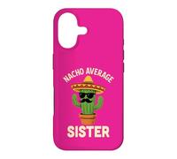 Carcasa para iPhone 17 Divertido cumpleaños de Hermanas Cinco de Mayo Nacho Average Sisters
