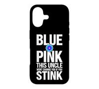 Carcasa para iPhone 17 Divertido Dicho Rosa This Uncle Wont Change You If You Stink