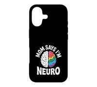Carcasa para iPhone 17 Divertido diseño de Cerebro neurodiverso mamá Dice Que Soy Neuro