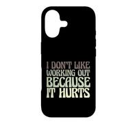 Carcasa para iPhone 17 Divertido Entrenamiento de Gimnasio No me Gusta Hacer Ejercicio Porque Duele