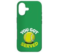 Carcasa para iPhone 17 Divertido Juego de Palabras de «You Got Served», Bonita Pelota de Tenis