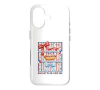 Carcasa para iPhone 17 Divertido Lazo de Coqueta patriótica Bad Day to Be A Hot Dog