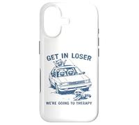 Carcasa para iPhone 17 Divertido Mapache Entrar en Perdedor Vamos a Terapia sarcástica
