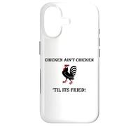 Carcasa para iPhone 17 Divertido Pollo Frito El Pollo no es Pollo hasta Que esté Frito