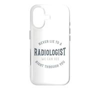 Carcasa para iPhone 17 Divertido Radiología Juego de Palabras Radiólogo Humor
