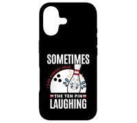 Carcasa para iPhone 17 Divertido Regalo de Bolos Sometimes I Hear Ten Pin Laughing
