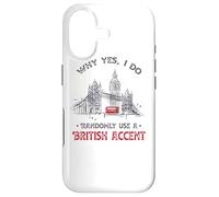 Carcasa para iPhone 17 Divertido Regalo de Inglaterra con Texto en inglés «I Do al Azar»