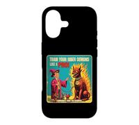 Carcasa para iPhone 17 Divertido Retro Oculto Entrena Tus Demonios Interiores Vintage