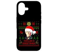 Carcasa para iPhone 17 Divertido Zachary Presidente Taylor Feo suéter de Navidad Invierno