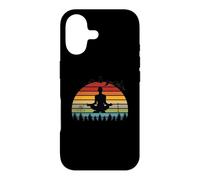 Carcasa para iPhone 17 Divertidos Instructores de Yoga para meditación, diseño Retro