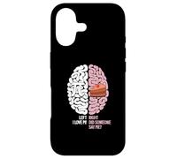 Carcasa para iPhone 17 Divertidos Lados Izquierdo Derecho del Cerebro | Comida matemática | Broma de Humor
