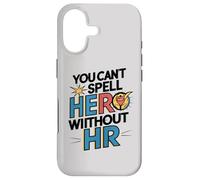 Carcasa para iPhone 17 Divertidos Profesionales de recursos Humanos No Puedes deletrear héroe sin RRHH