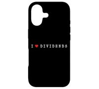 Carcasa para iPhone 17 Dividendos I Love Dividends Que me Gustan Acciones