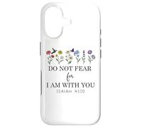 Carcasa para iPhone 17 Do Not Fear For I Am with You Faith Bible Verse Isaiah 41:10