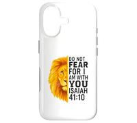 Carcasa para iPhone 17 Do Not Fear For I Am with You Isaiah 41:10 Lion Graphic