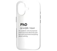Carcasa para iPhone 17 Doctorado Divertido Diccionario Definición Doctorado Estudiante Graduación