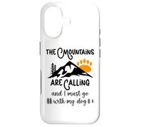 Carcasa para iPhone 17 Dog Mountains Are Calling I Must Go Hiking Dogs Take a Hike