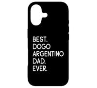 Carcasa para iPhone 17 Dogos Argentinos Best Dogo Argentino Dad Ever