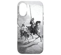 Carcasa para iPhone 17 Don Quijote asícomo Sancho Saliendo de Gustave Dore (1863)