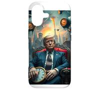 Carcasa para iPhone 17 Donald Trump Surrealismo Arte Movimiento Retrato