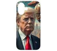 Carcasa para iPhone 17 Donald Trump Surrealismo Arte Movimiento Retrato