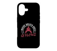 Carcasa para iPhone 17 Donde va la respiración Fluye Qi Chi Gong Ejercicios Un Amante del Qigong