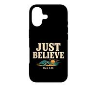 Carcasa para iPhone 17 Don't Be Afraid Just Believe Mark 5:36 Sea Turtle Faith