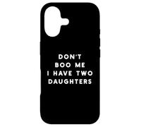 Carcasa para iPhone 17 Don't Boo Me Tengo 2 Hijas Funny Father Halloween