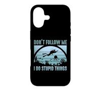 Carcasa para iPhone 17 Don't Follow Me I Do Stupid Things Scuba Dive Diver Diving