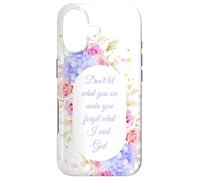 Carcasa para iPhone 17 Don't Let What You See - Women Girls Floral Christian Faith