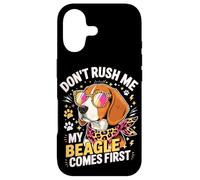 Carcasa para iPhone 17 Don't Rush Me My Beagle Comes First Dog Lover