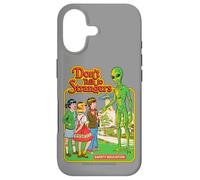 Carcasa para iPhone 17 Don't Talk to Strangers Alien UFO Retro Funny Adult Humor