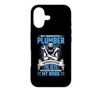 Carcasa para iPhone 17 Don't Underestimate A Plumber Some Days Even The Devil Sits