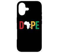 Carcasa para iPhone 17 Dope Africa Map Juneteenth Pan African Pride