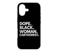 Carcasa para iPhone 17 Dope Black Woman Caricaturista Empoderado Profesional