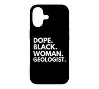 Carcasa para iPhone 17 Dope Black Woman Geólogo empoderado Mes de la Historia Negra