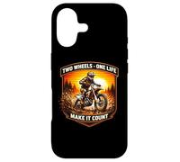 Carcasa para iPhone 17 Dos Ruedas One Life Make It Count Dirt Bike Rider Moto